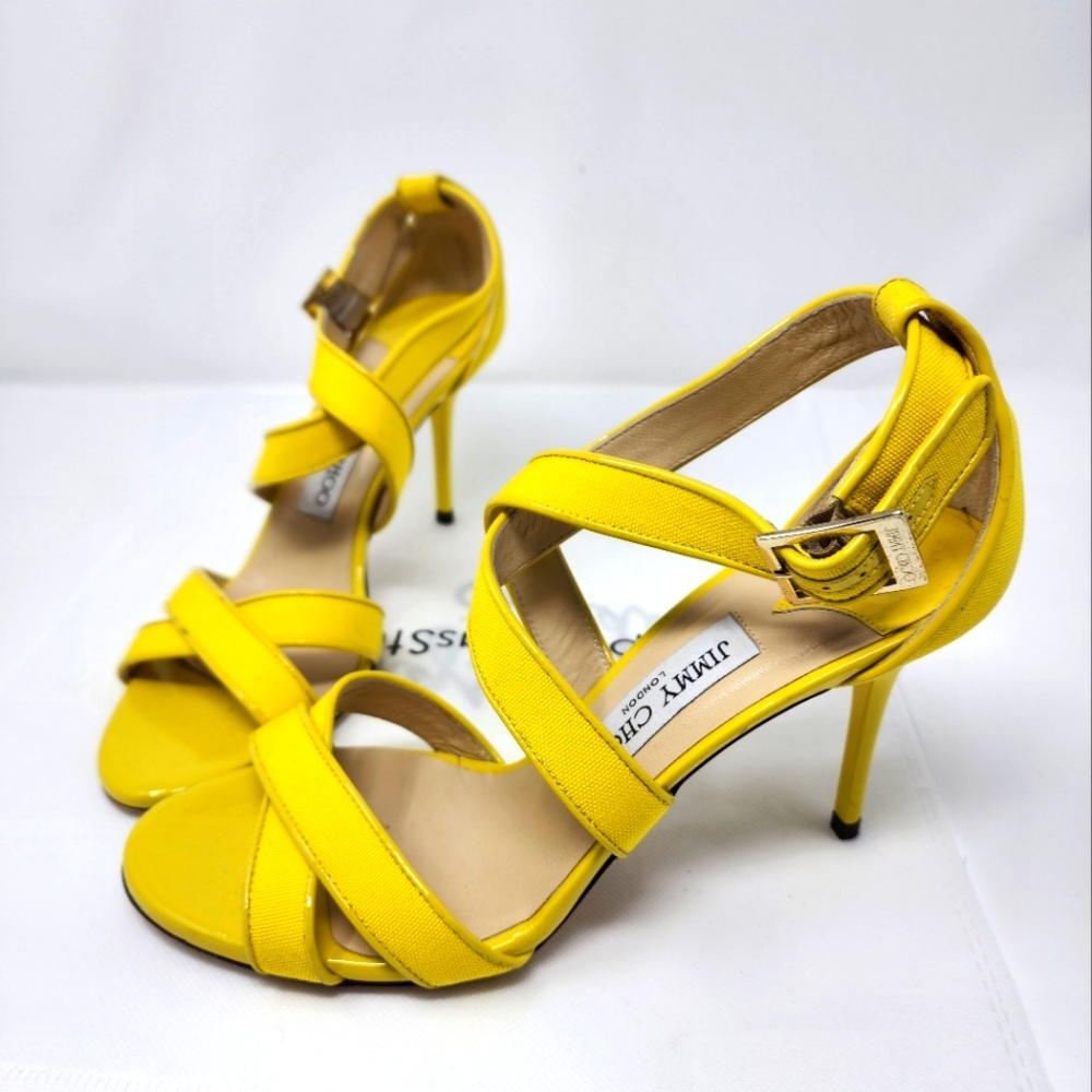 Jimmy Choo Sunny Yellow Heels